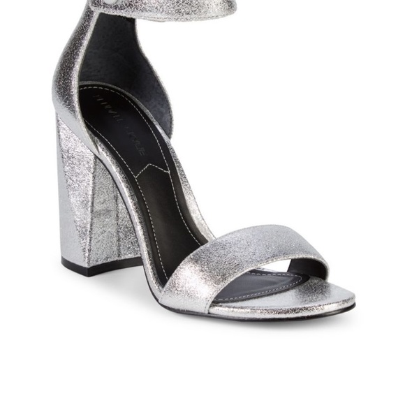 Kendall and Kylie silver sandal heel - Picture 2 of 5